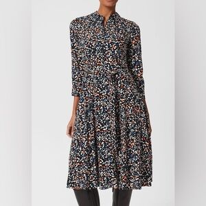 Hobbs of London Multicolor Dots 3/4 Sleeve “Alex” Dress - Size 14